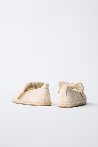 BOW ESPADRILLES - Ecru White by Zara - Image 4