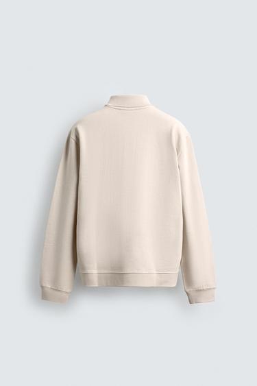 TEXTURED REGULAR FIT POLO SHIRT - Ecru by Zara - Image 7