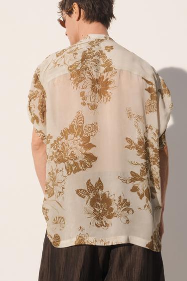 FLUID FLORAL PRINT SHIRT - Printed by Zara - Image 2