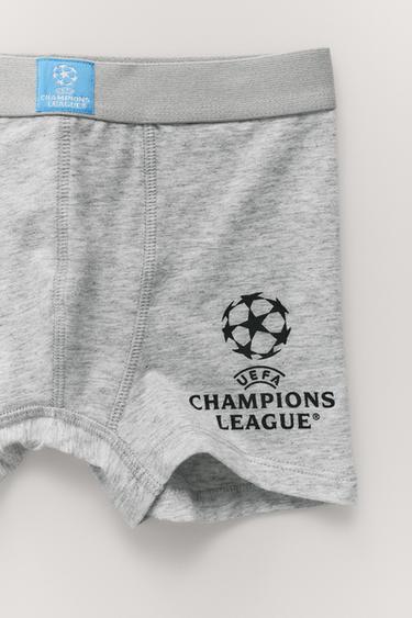 2-6 TUỔI/ SET 2 QUẦN LÓT BOXER UEFA CHAMPIONS LEAGUE ® - Màu ghi xám từ Zara