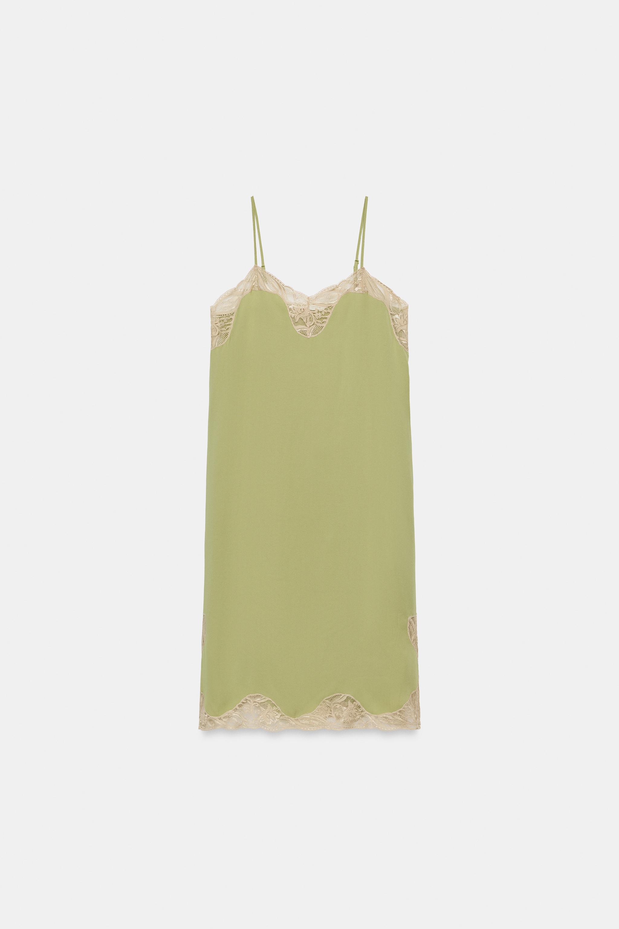 ROBE SATINÉE DENTELLE ZW COLLECTION