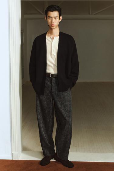 OPEN CARDIGAN - Black by Zara