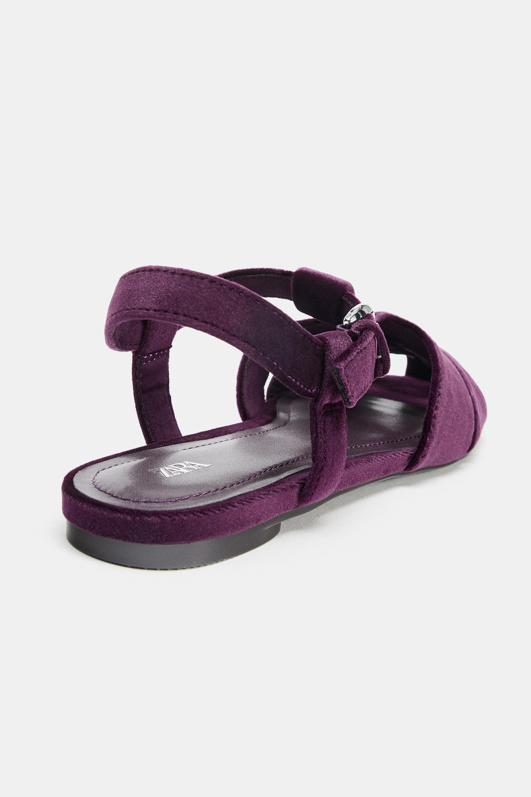 VELVET EFFECT FISHERMAN SANDALS