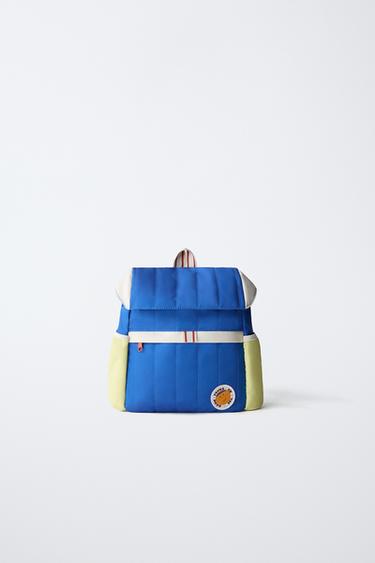 Zara MULTICOLOR BACKPACK - Blue