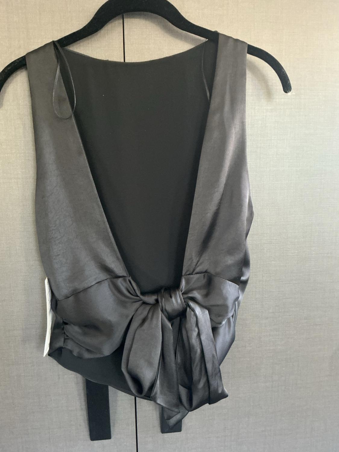 OPEN BACK SATIN EFFECT TOP - Image 2