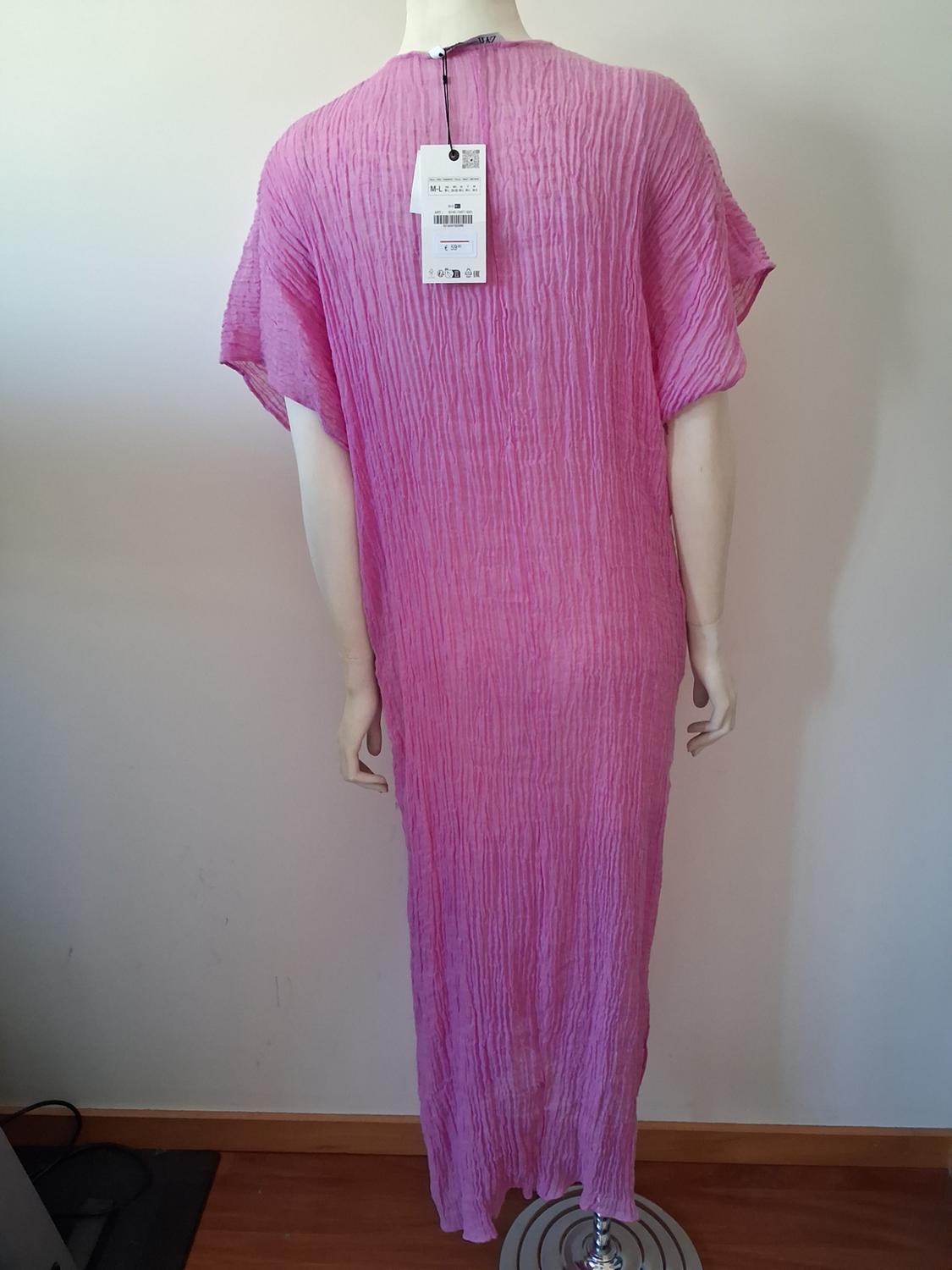 ZW COLLECTION 100% LINEN TUNIC DRESS - Image 2