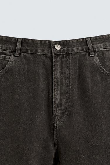 TWIST SEAM RELAXED FIT TROUSERS - Dark grey by Zara - Image 8