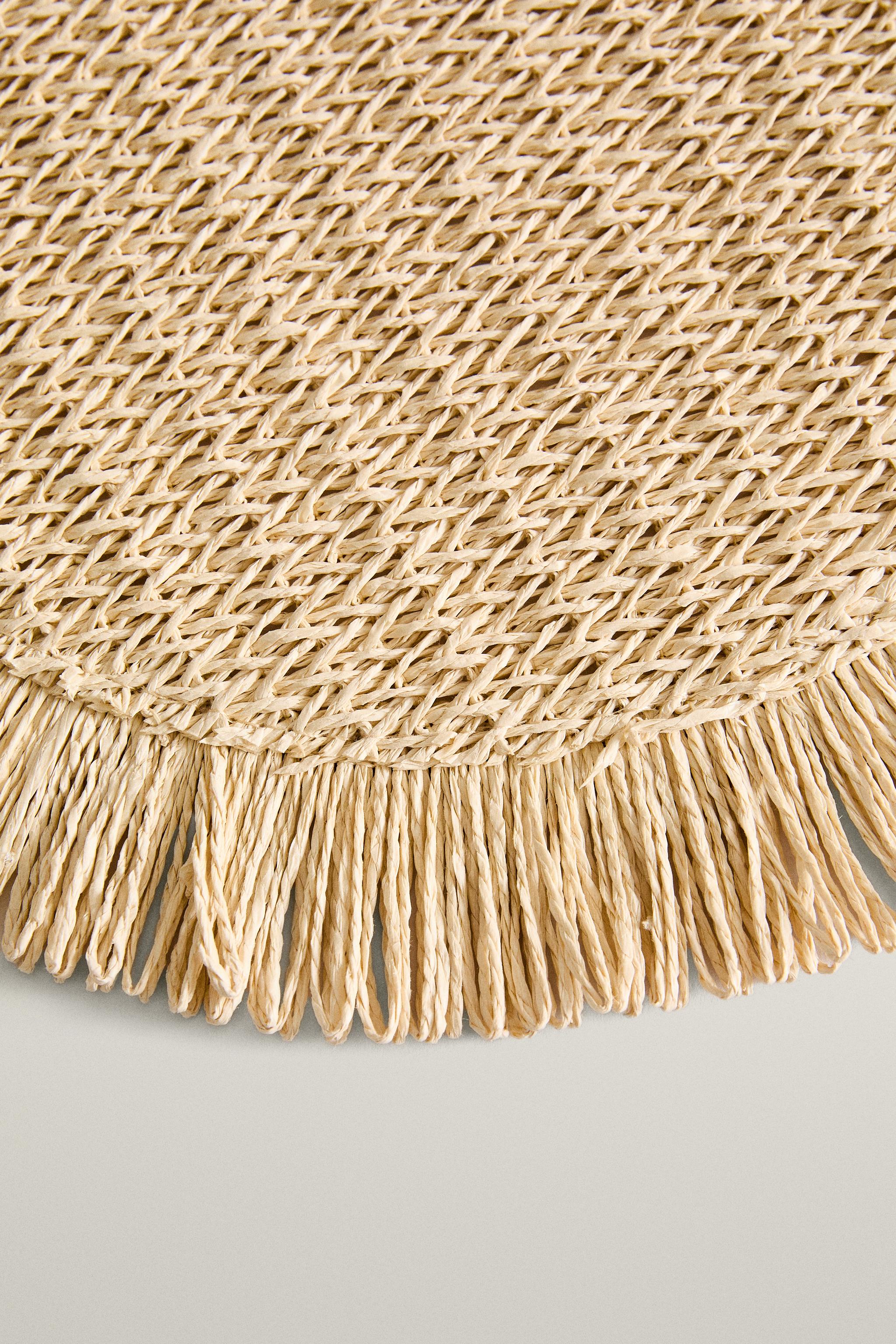FRINGED PAPER PLACEMAT (PACK OF 2)