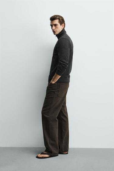 SWEAT REGULAR FIT ZIPPÉ - Gris anthracite de Zara - Image 3