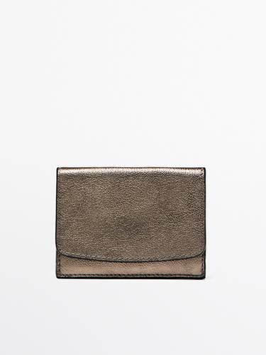 Zara Nappa leather wallet - Silver