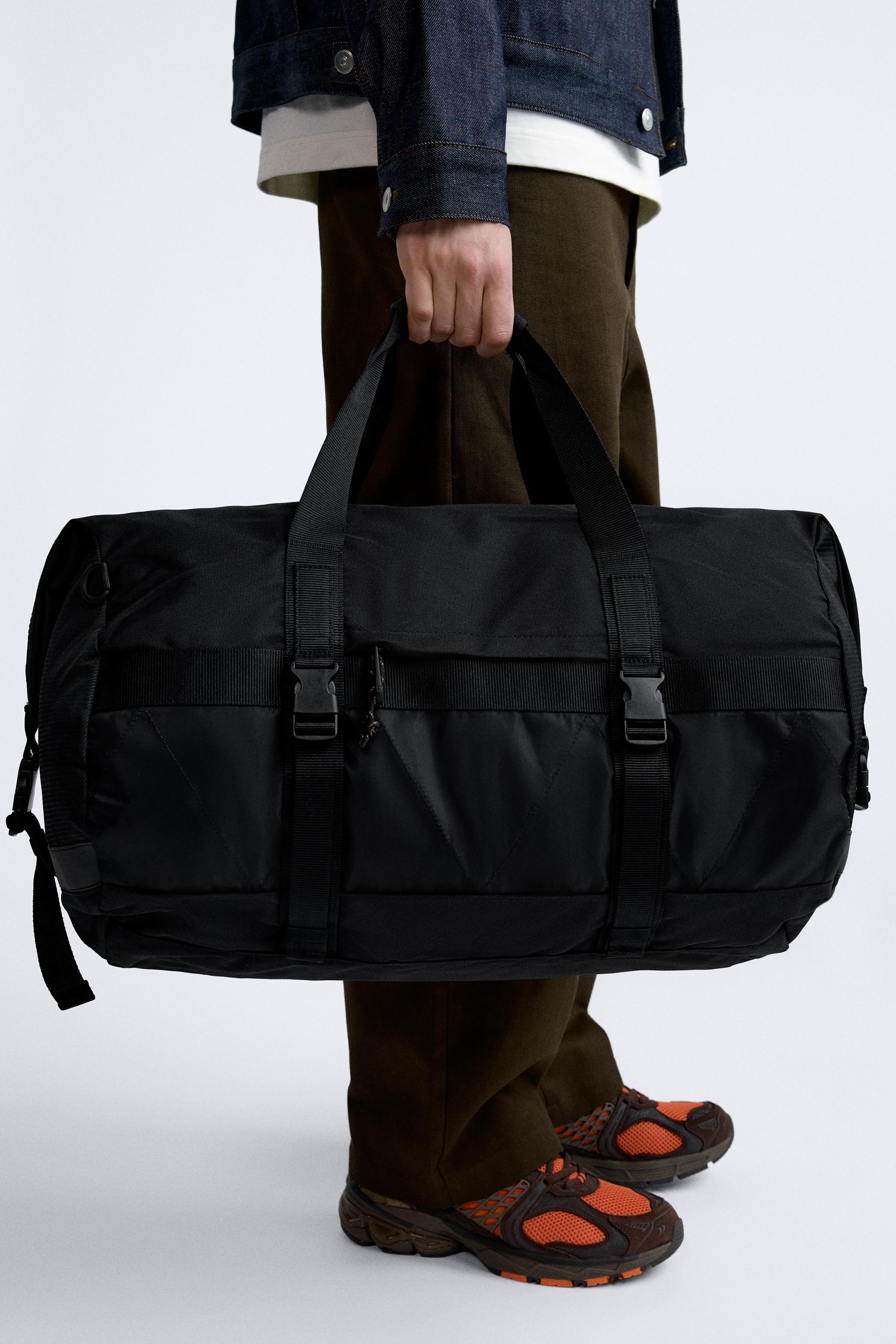 Zara mens sales duffle bag