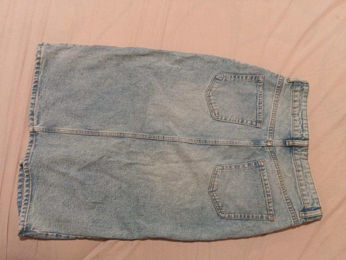 DENIM MIDI SKIRT - Image 2