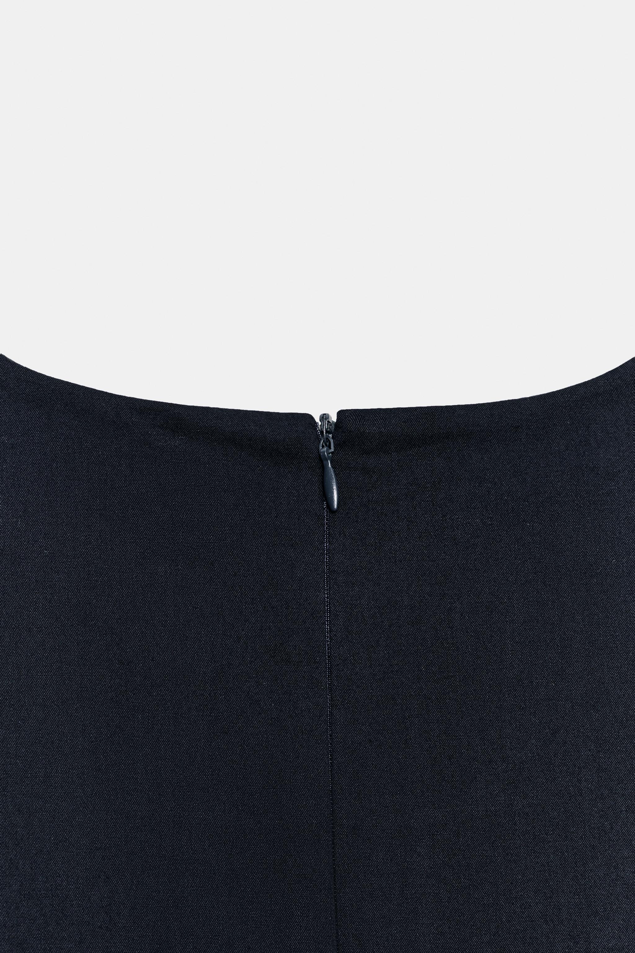 Женские платья Zara ZW COLLECTION POPLIN MIDI DRESS — фото 7