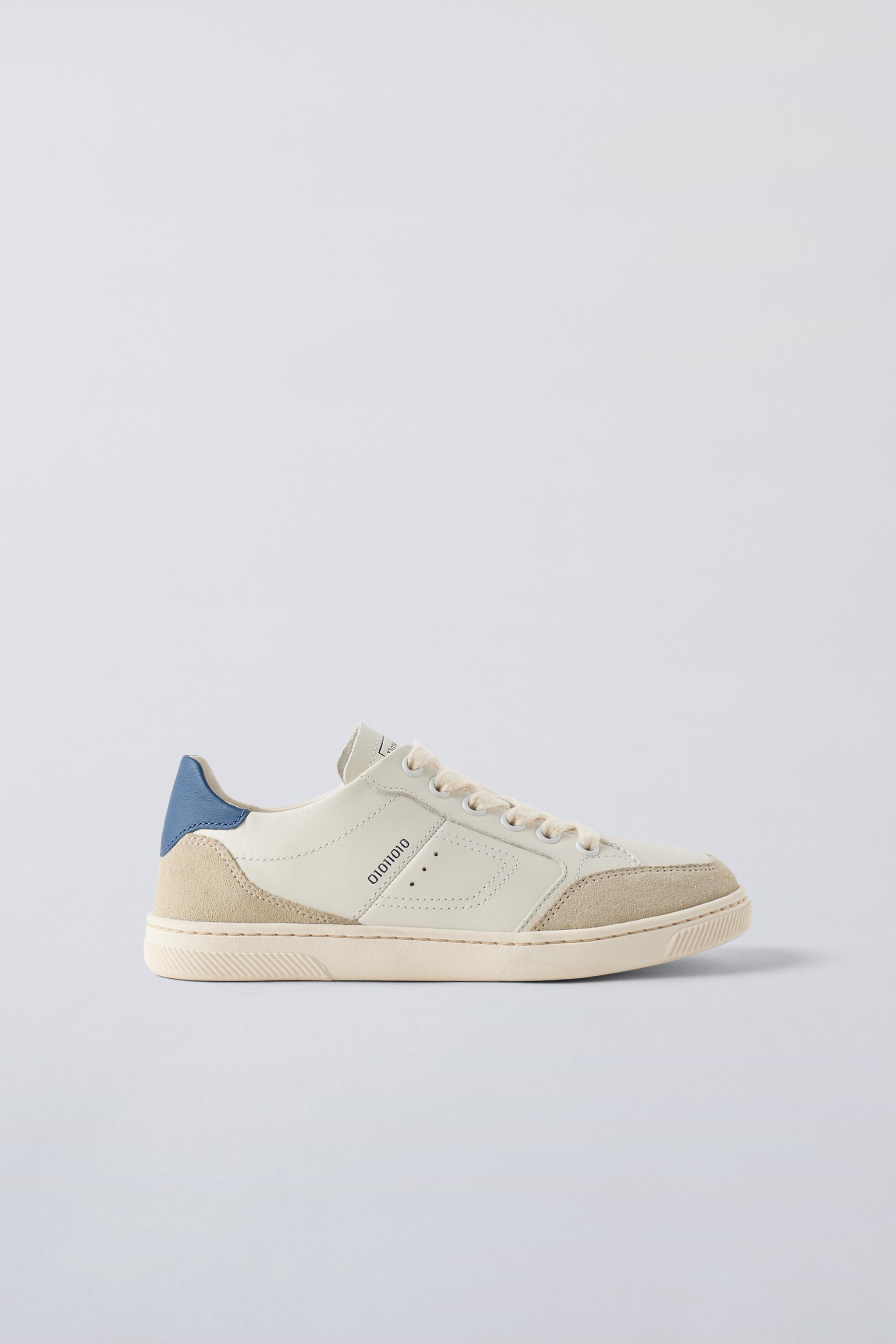 ZARA COMBINATION LEATHER AND MATERIAL 2024 SNEAKERS