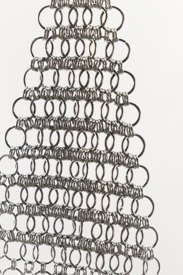 METAL RING TOP - Silver by Zara - Image 6