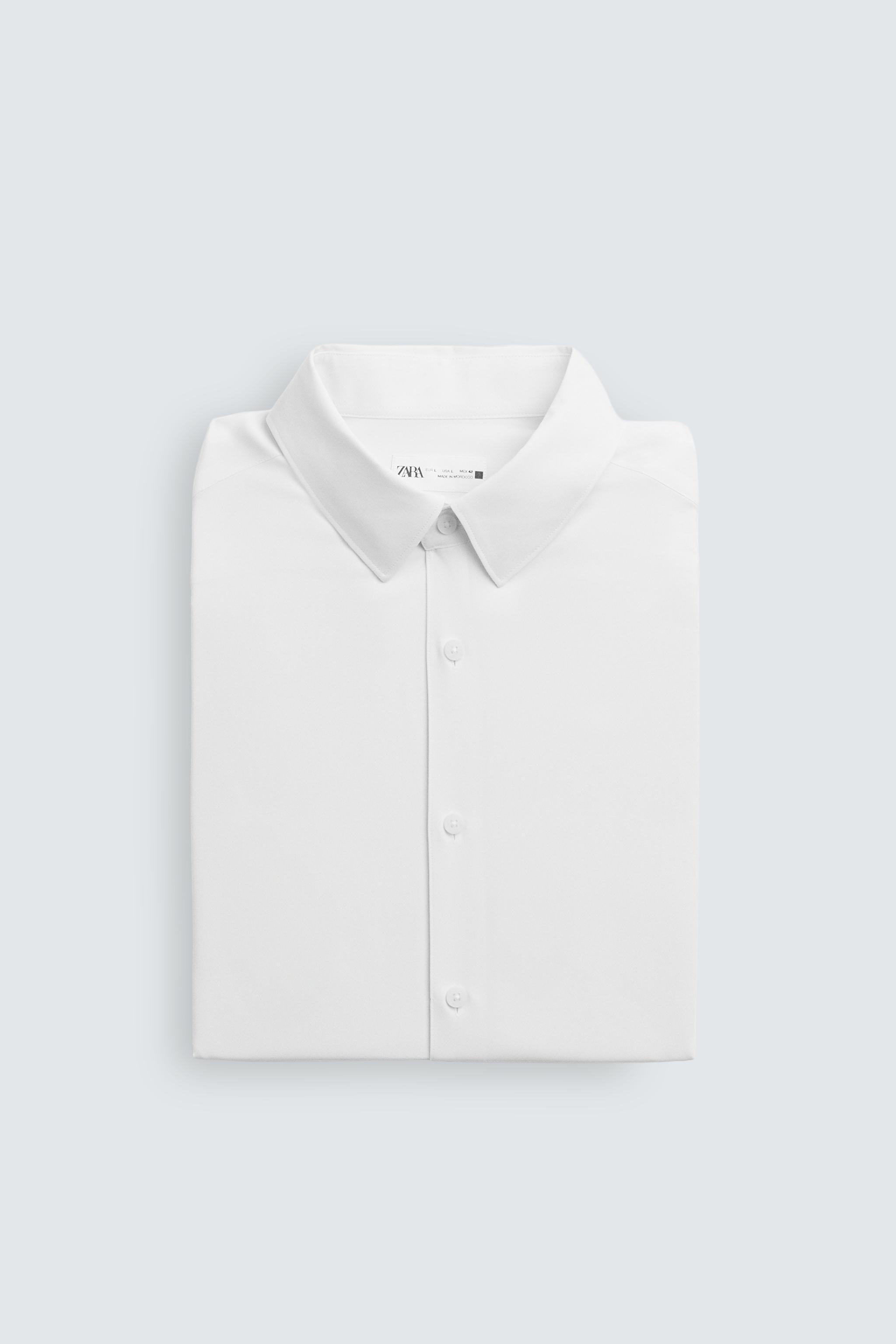 ストレッチシャツ - ホワイト | ZARA Japan / 日本