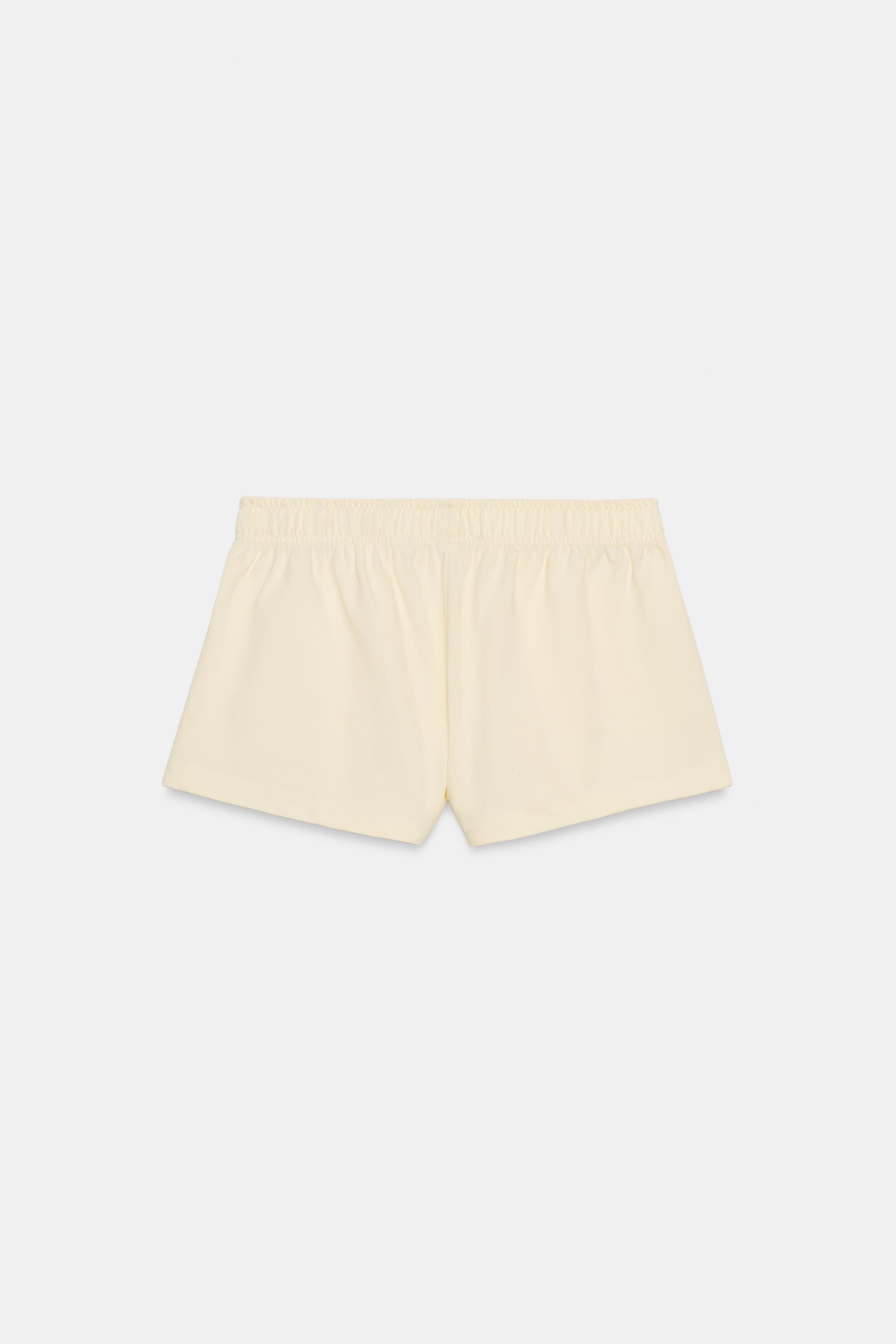 Женские шорты Zara MINI SHORTS WITH SIDE STRIPES — фото 6