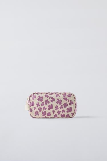 NÉCESSAIRE COM ESTAMPA COMBINADA - Roxo da Zara - Imagem 0