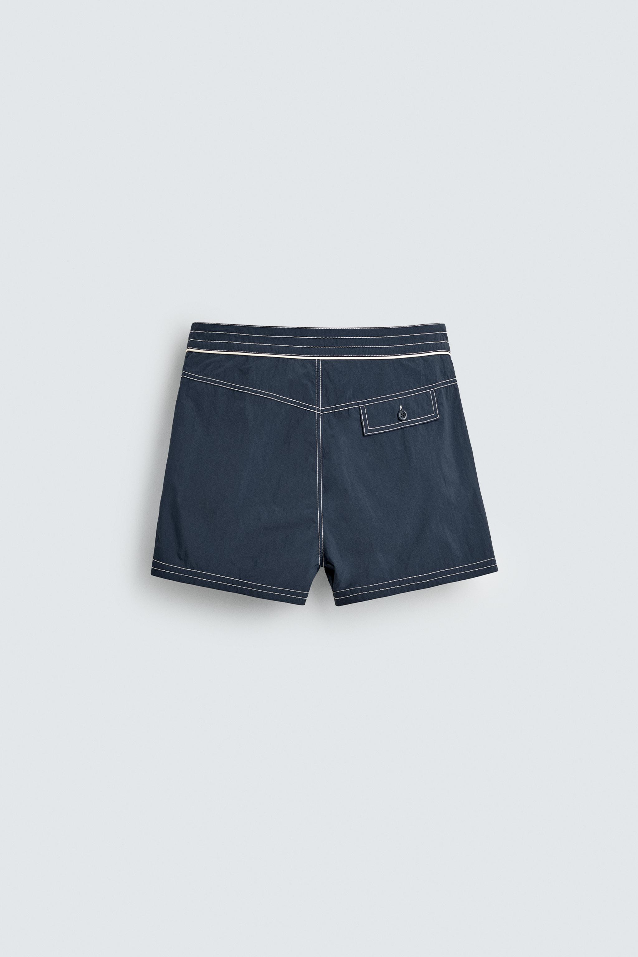 MAILLOT DE BAIN MI-LONG À LACET