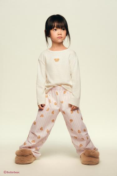 Zara 3-6 歲/BUTTERBEAR © T 恤和長褲睡衣 - 粉紅色