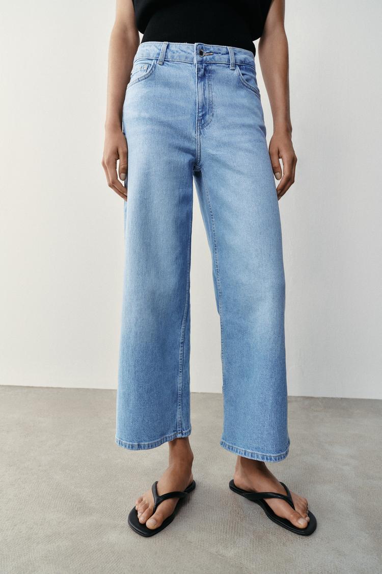 Culottes cómodos de tiro alto Z1975 6