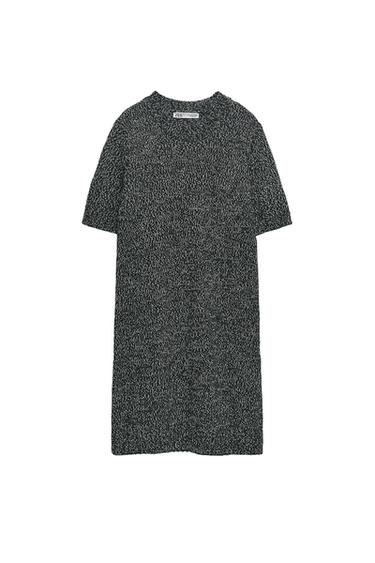 TWISTED YARN KNIT MINI DRESS
