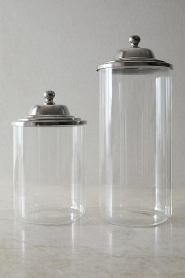 GLASS JAR WITH METAL LID - 990 الخاص بـ Zara