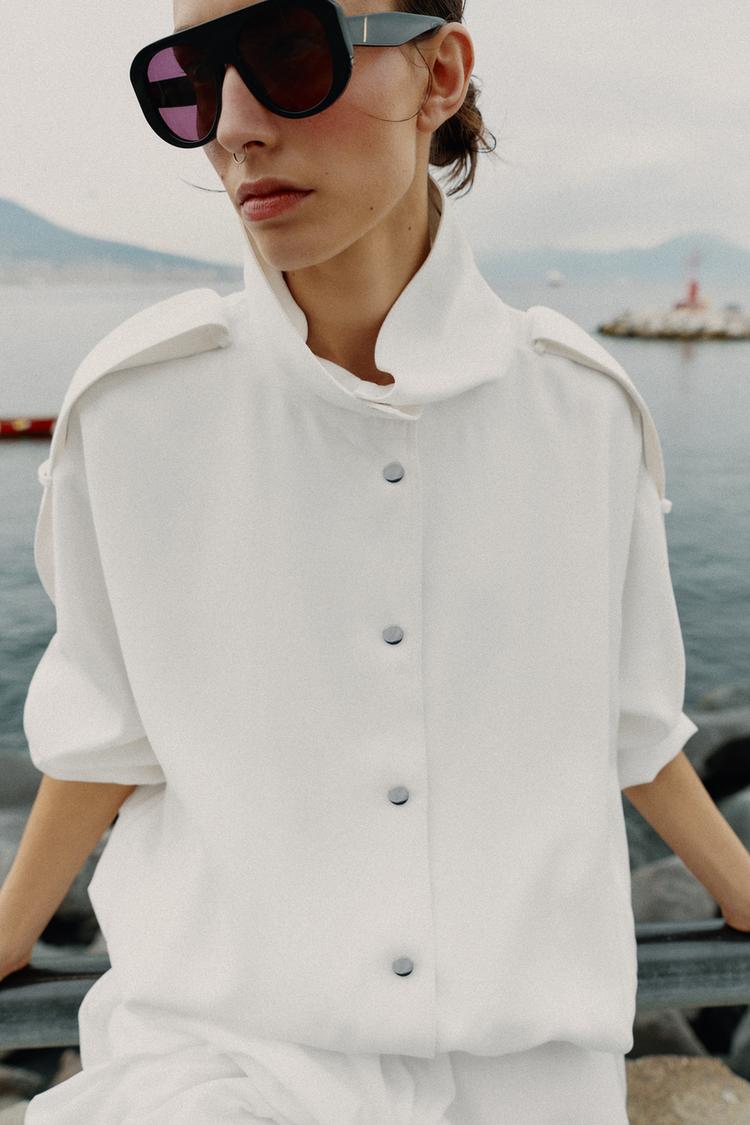 Chaqueta bomber de cuello alto 3
