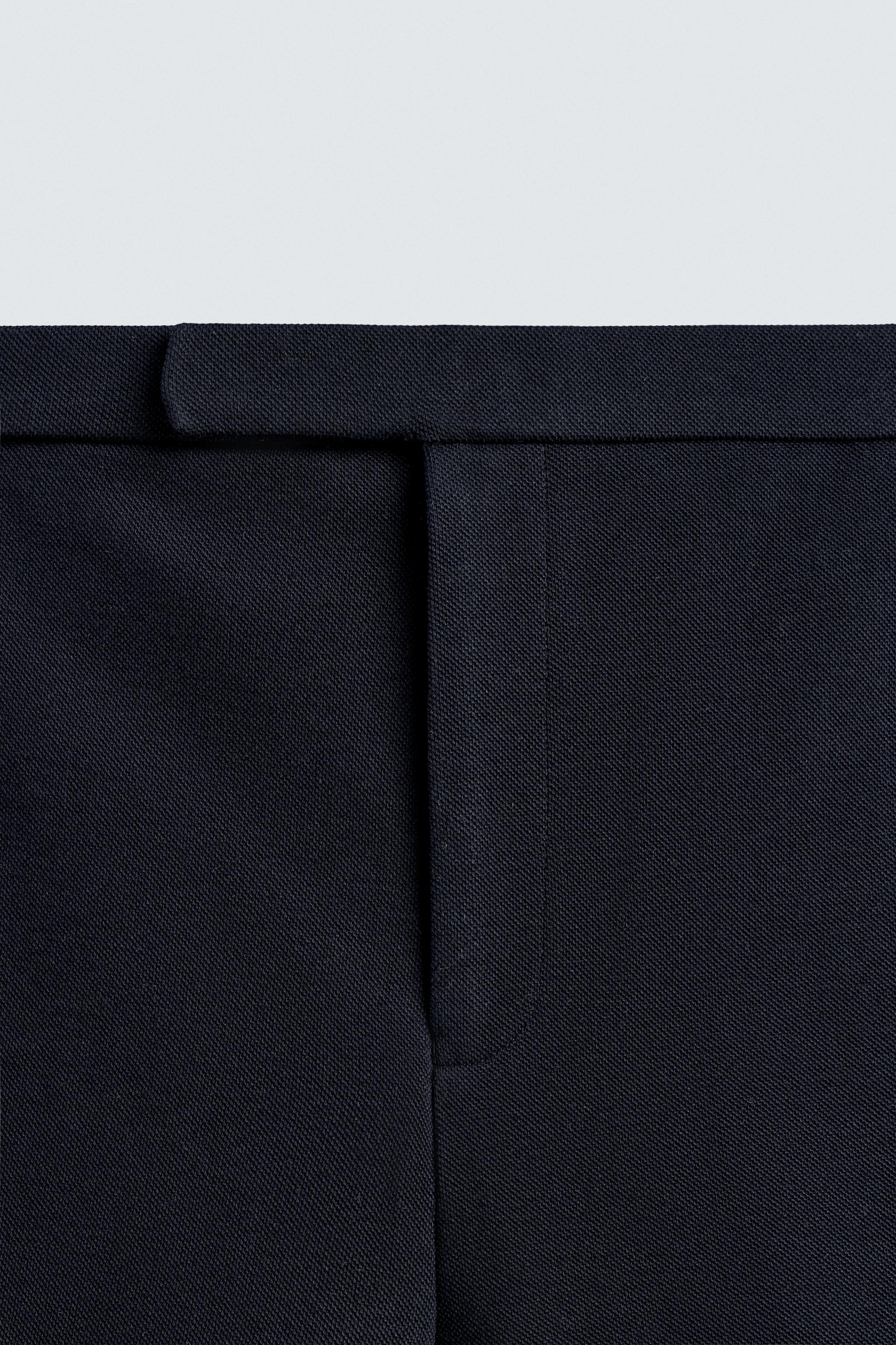 RETRO PIQUÉ SHORTS - Navy blue | ZARA South Africa