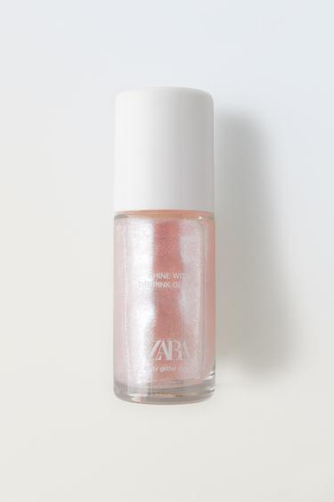 Zara SHINE WITH THE PINK GLITTER 25 ML (0.85 FL. OZ) - TINTED LEATHER