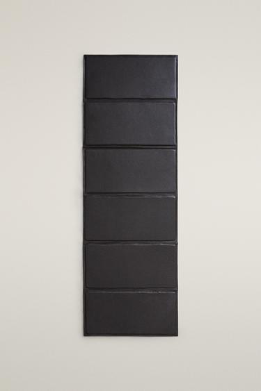 FALTBARE YOGAMATTE AUS LEDER - Braun von Zara - Bild 0