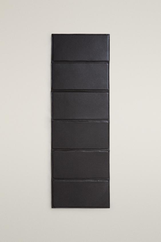 Zara FOLDABLE LEATHER YOGA MAT - 棕色 - 圖片 0