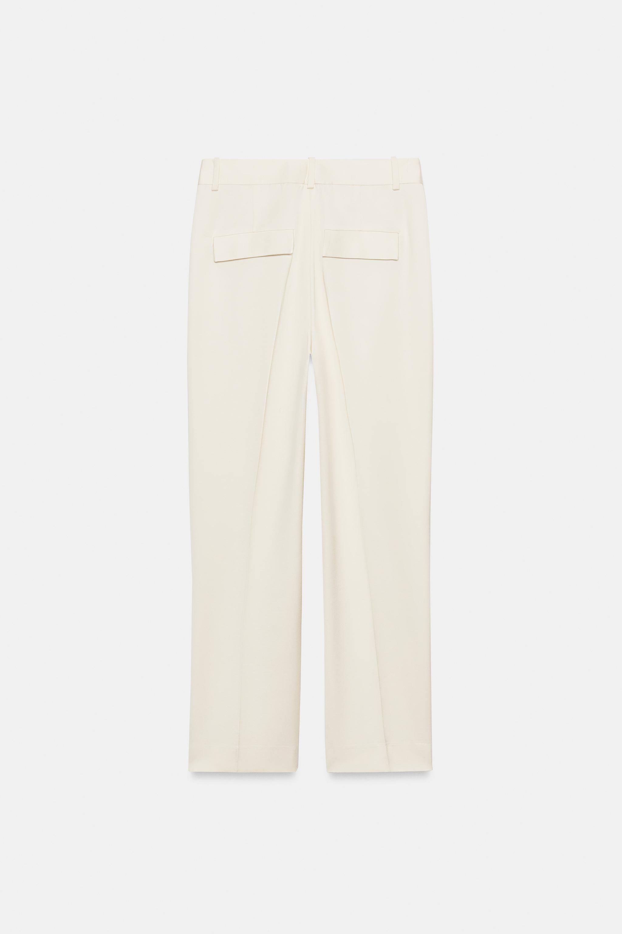ZW COLLECTION SATIN STRAIGHT-LEG TROUSERS