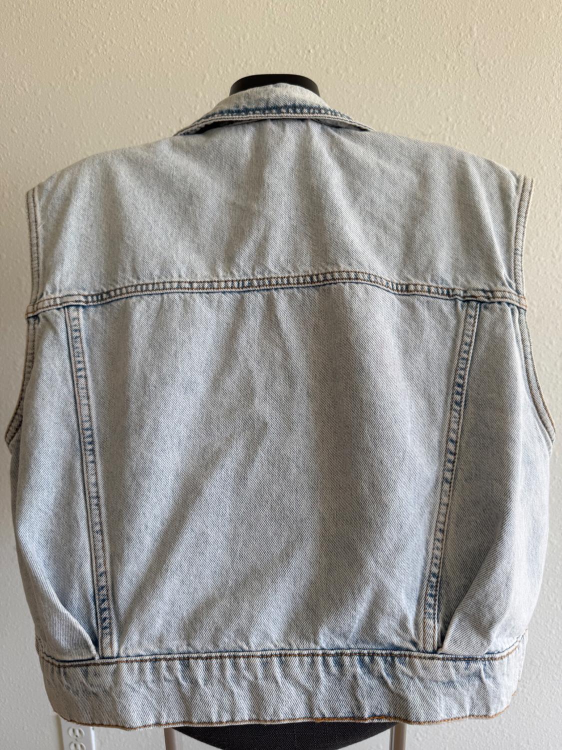 CHALECO DENIM Z1975 SNOW WASH - Image 2
