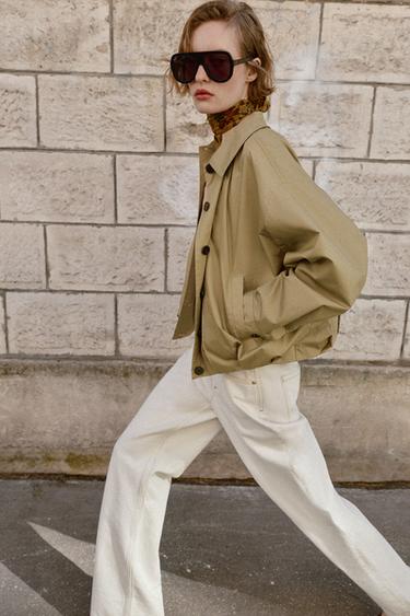 BALLOON JACKET - Khaki by Zara - Image 2