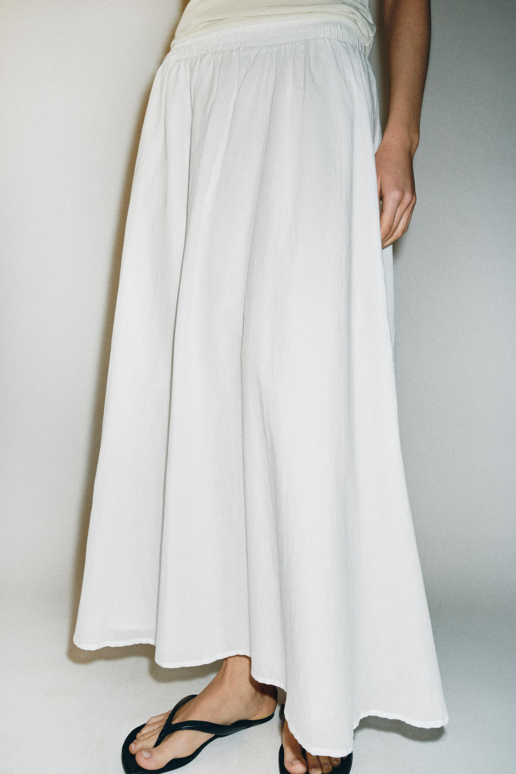 LAYERED MIDI SKIRT - thumbnail 2