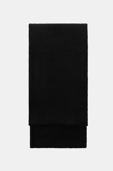 PLAIN BASIC SCARF - Black by Zara - Image 0