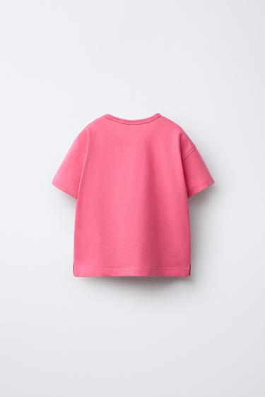 PLAIN T-SHIRT - Red / Coral by Zara