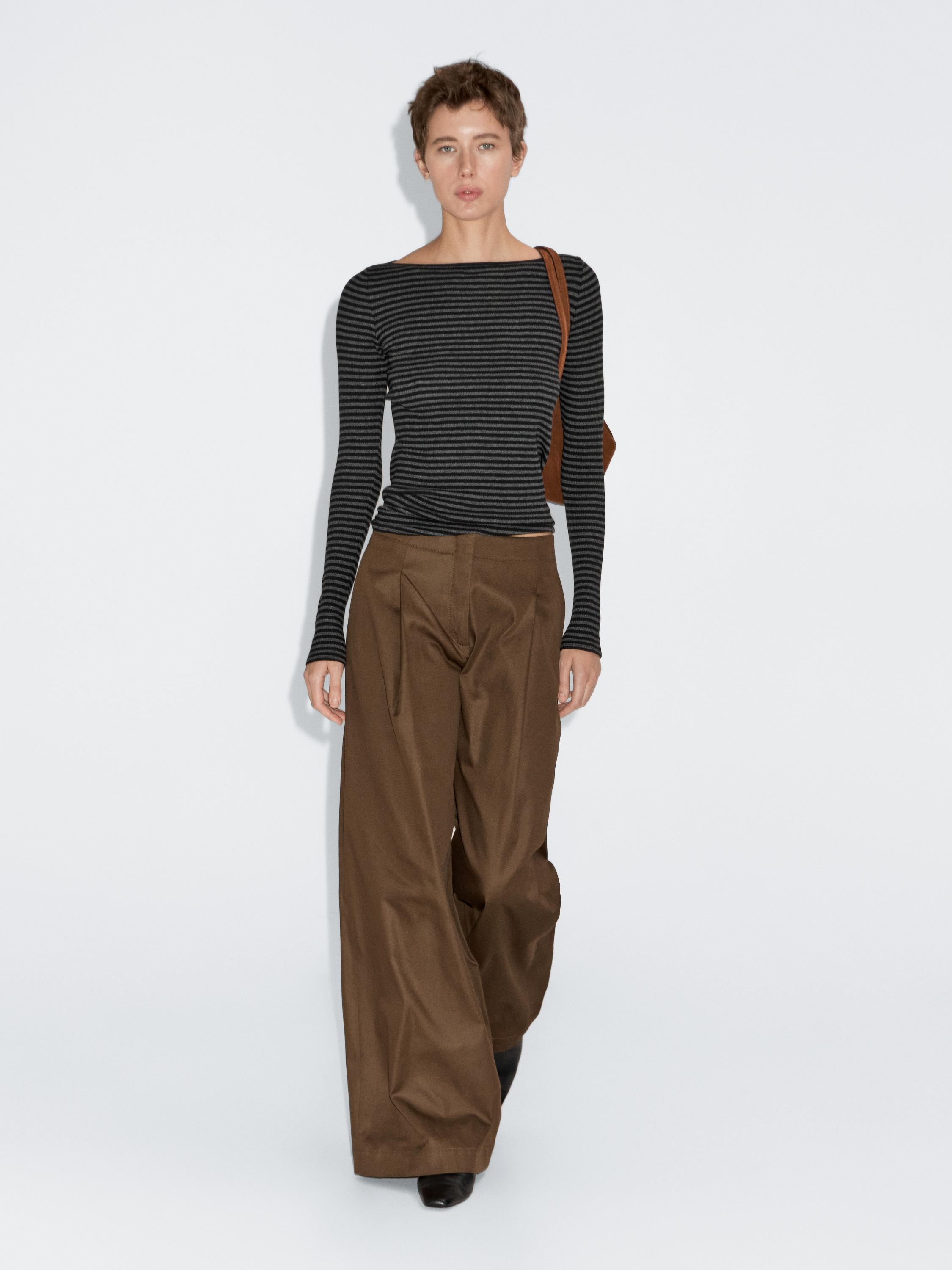 Massimo Dutti Trousers Woman | ZARA United States