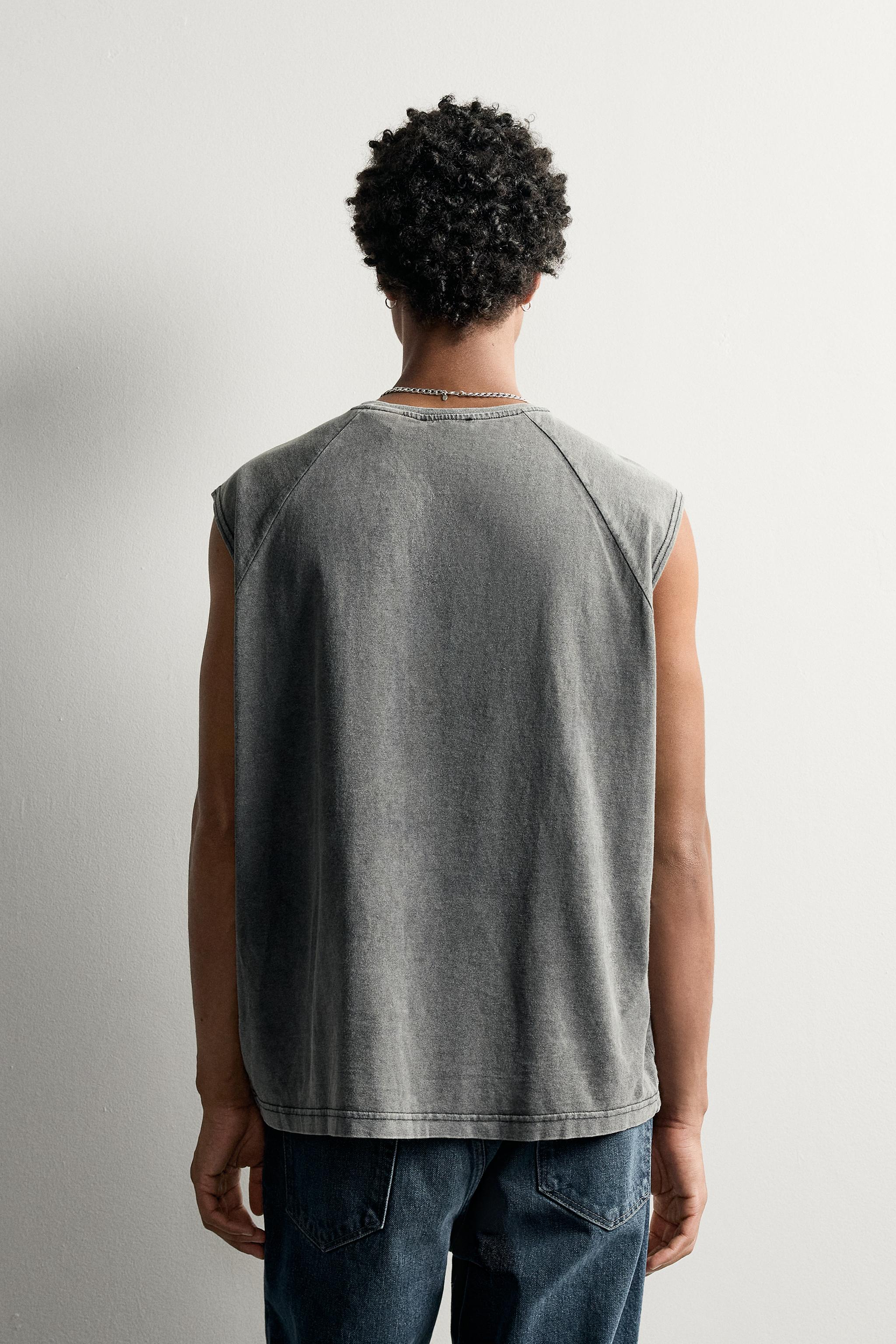 Мужские топы Zara PLANET HOLLYWOOD® GRAPHIC TANK TOP — фото 3