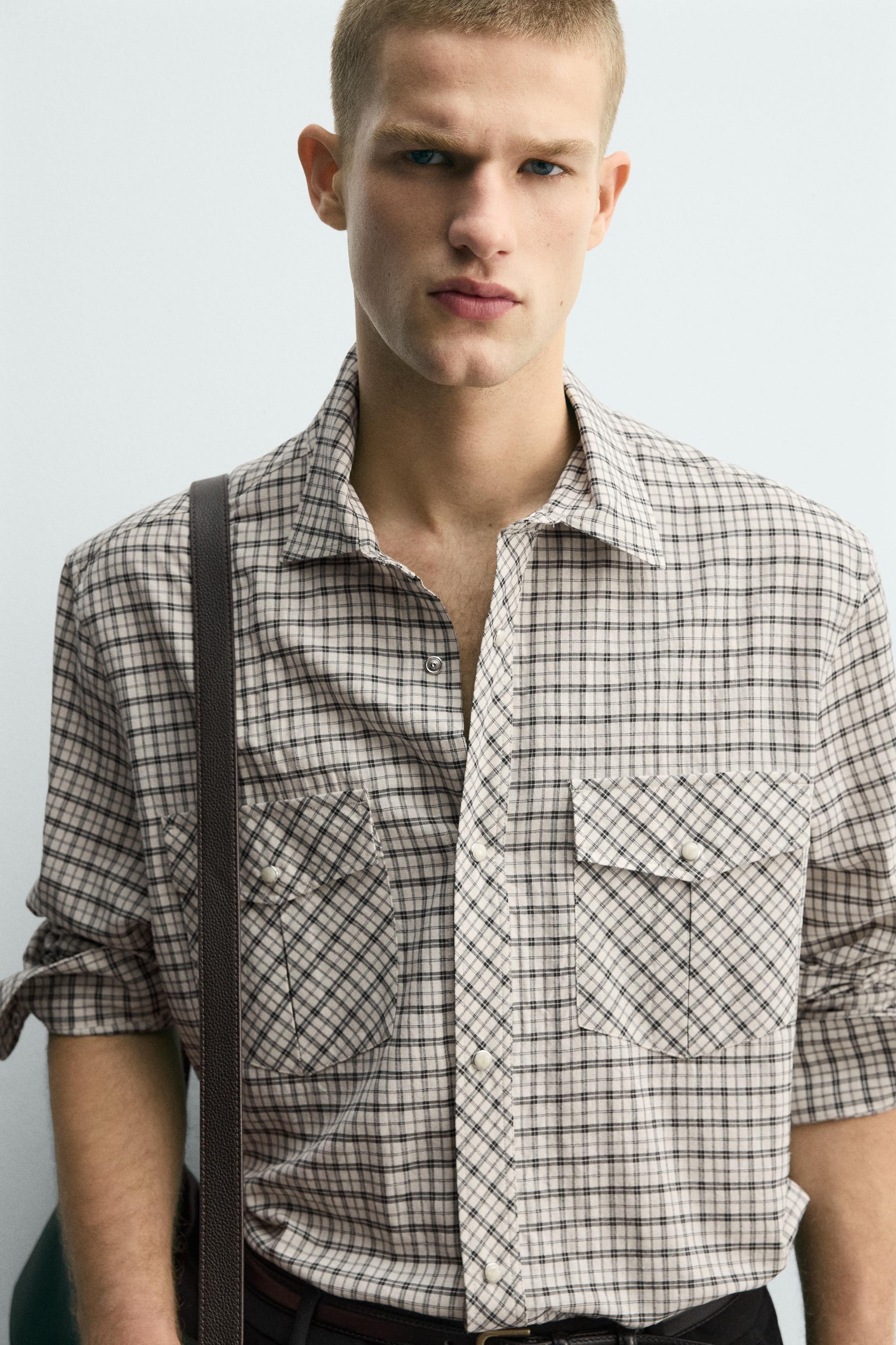 CHEMISE RELAXED FIT À CARREAUX