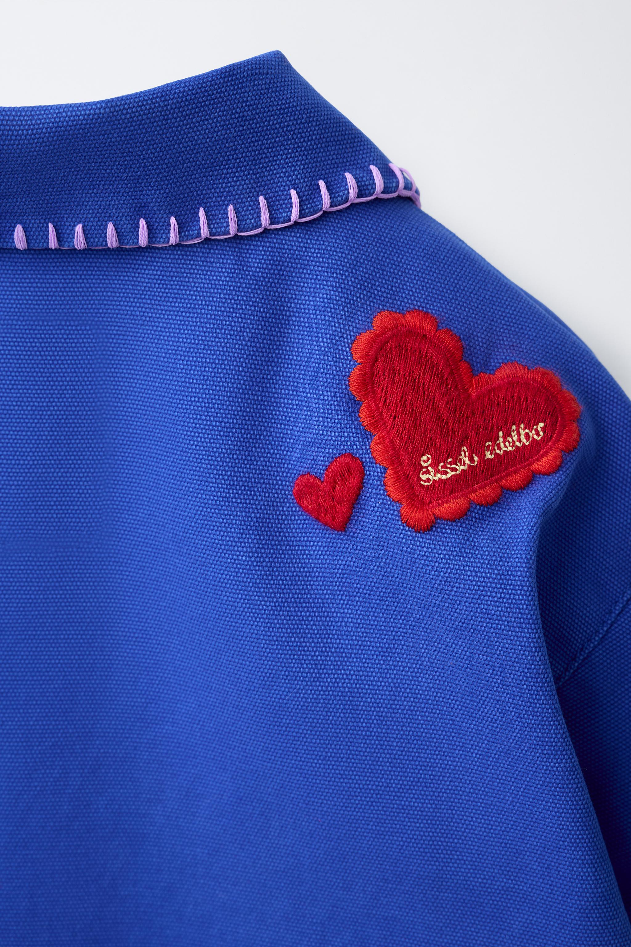 SISSEL EDELBO X ZARA KIDS EMBROIDERED JACKET