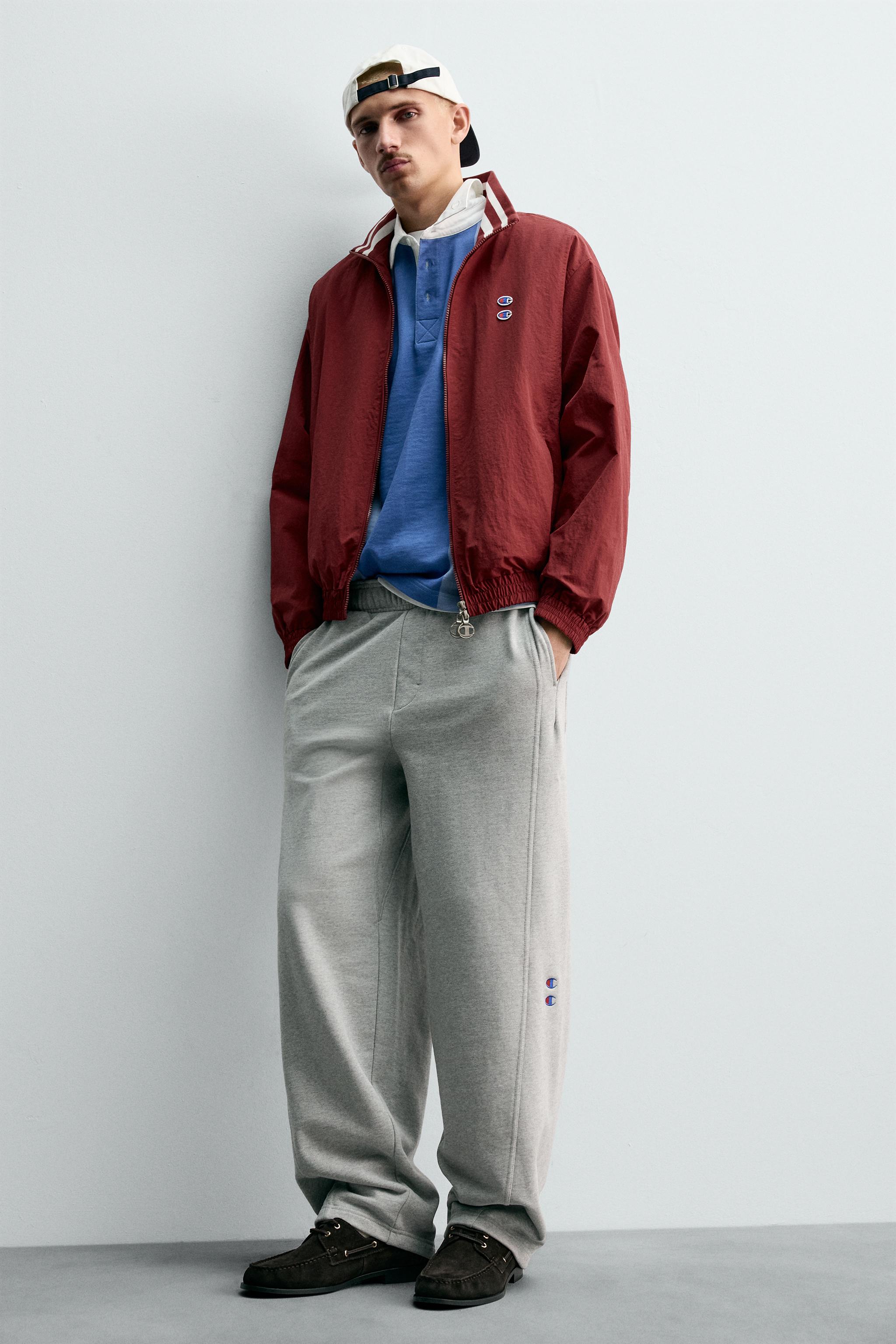 CHAMPION ® X ZARA ワイドフィットジョガーパンツ - グレー