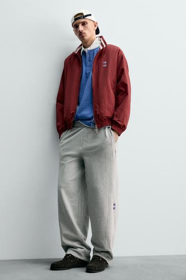 PANTALON JOGGER COUPE LARGE CHAMPION ® X ZARA - Gris chiné de Zara - Image 5