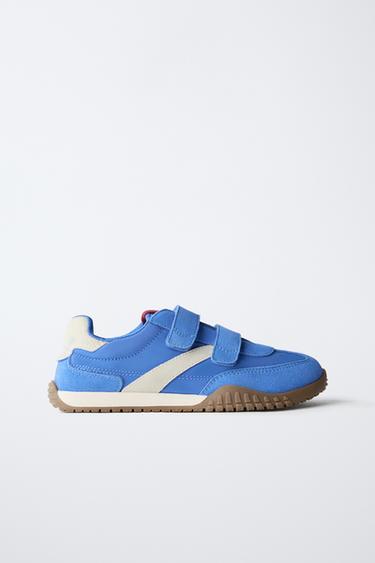 CHAUSSURES DE SPORT AVEC VELCROS - Bleu de Zara