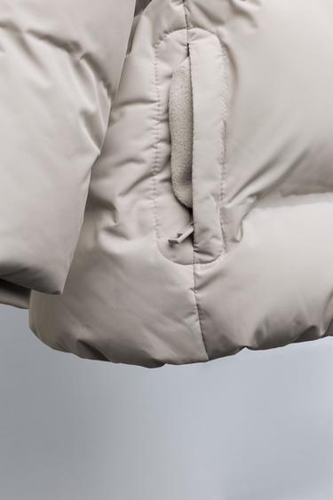 WATER-REPELLENT COAT WITH STICKER DETAIL - Ice by Zara - Image 6