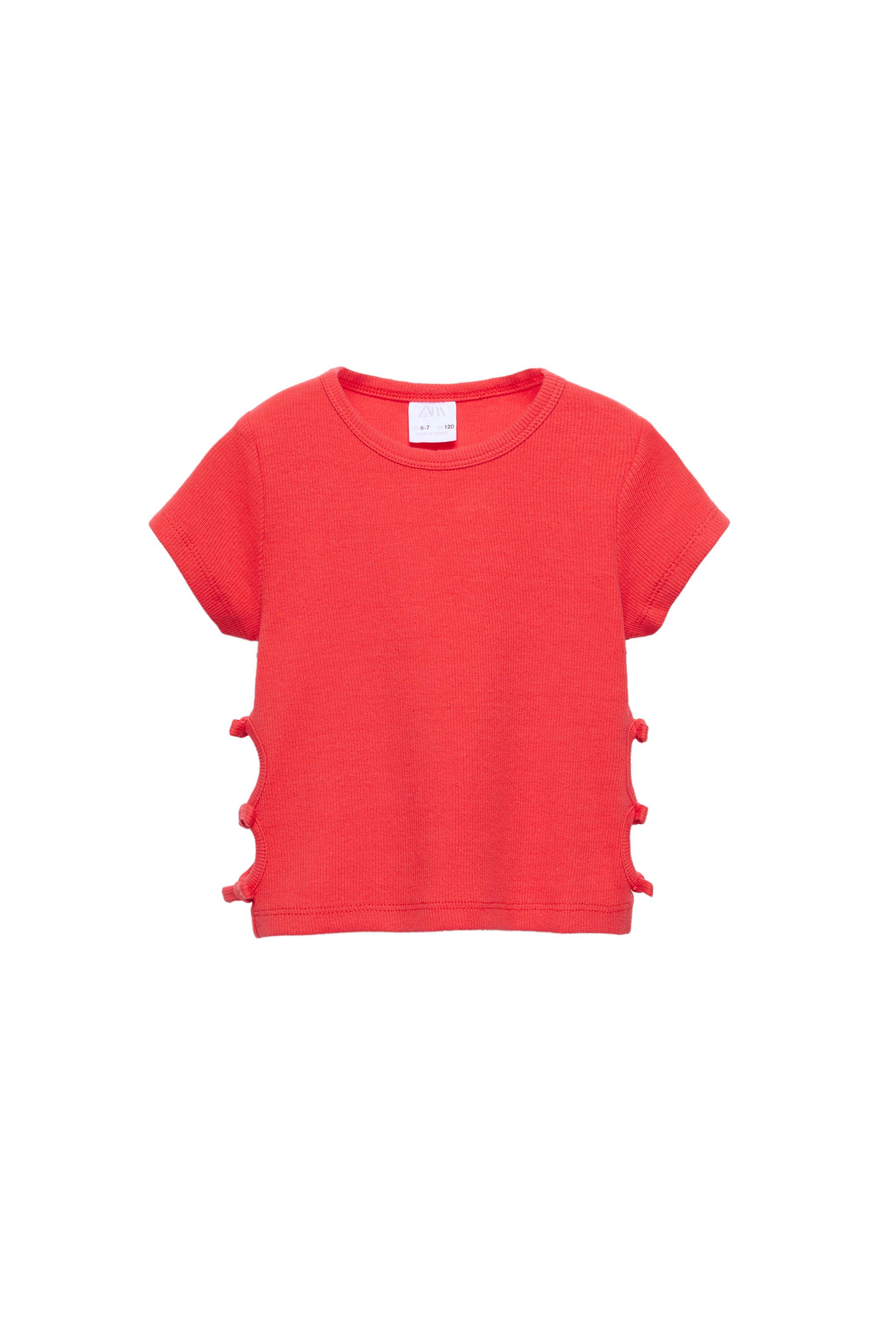 T Shirt Cropped da Bambina Nuova Collezione Online ZARA Italia