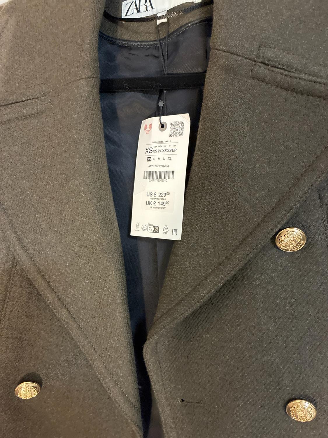 ZW COLLECTION WOOL BLEND COAT - Image 2