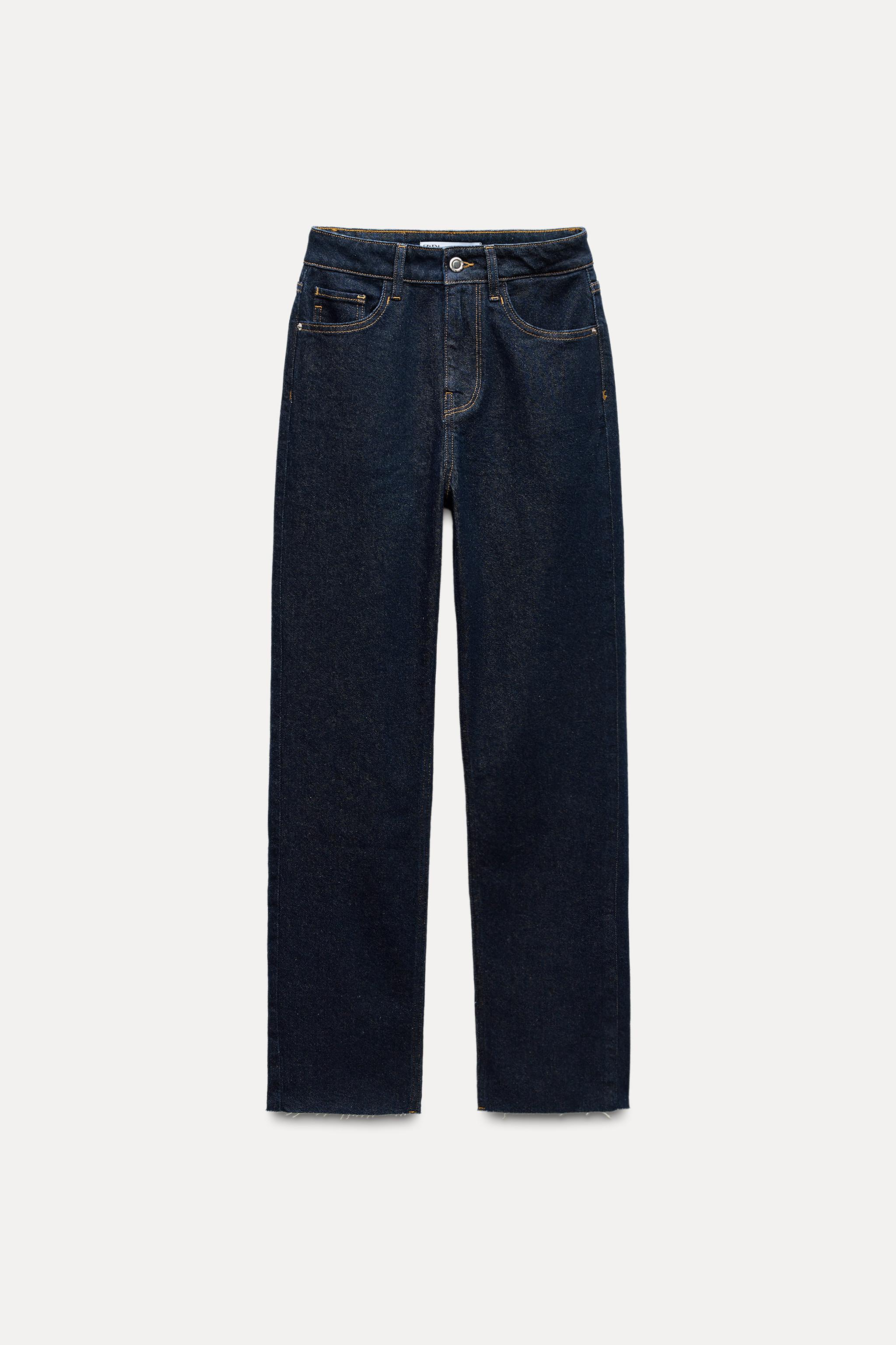 HIGH WAIST ANKLE LENGTH Z1975 STRAIGHT LEG JEANS