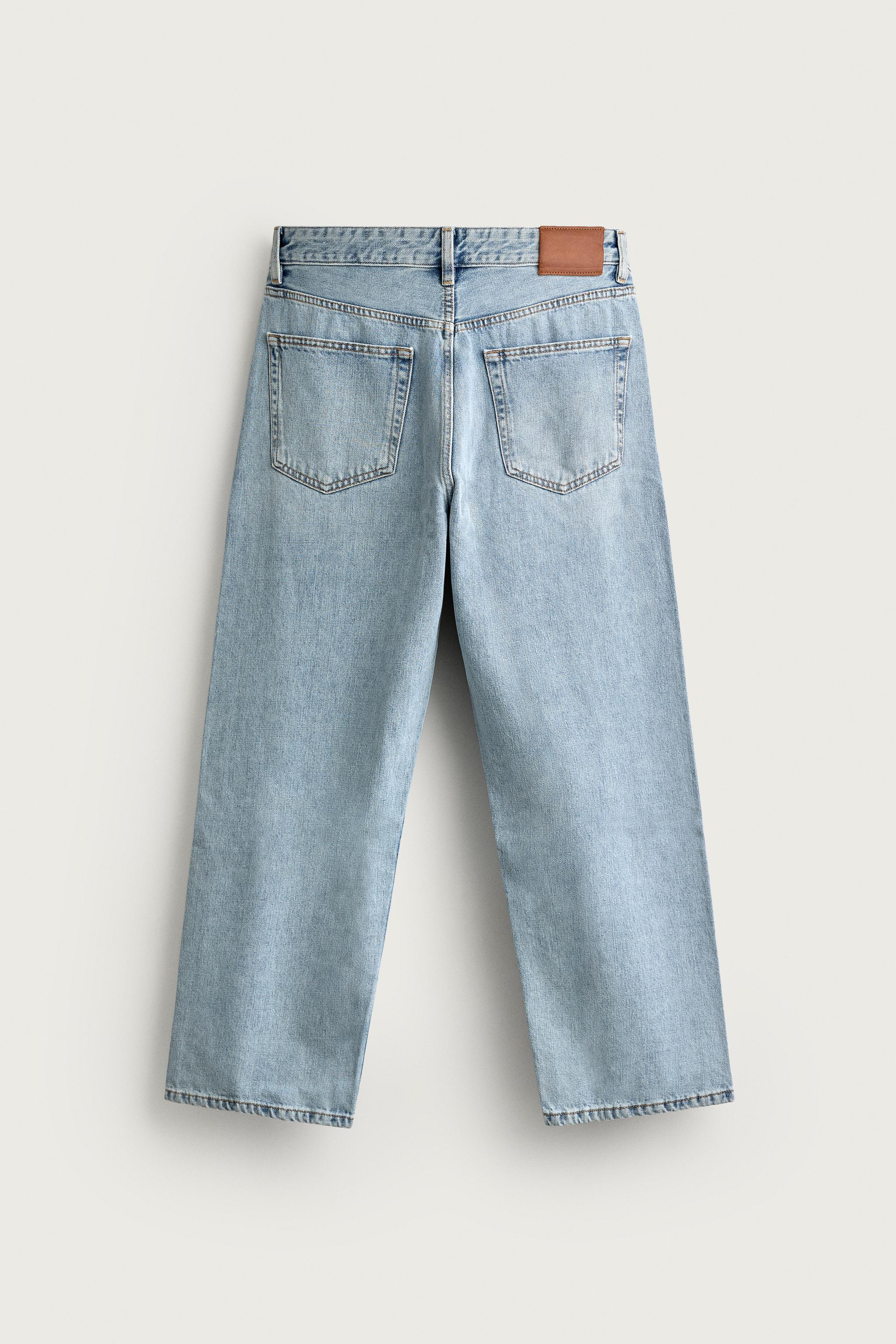 Zara LOOSE CROPPED FIT JEAN görsel 2